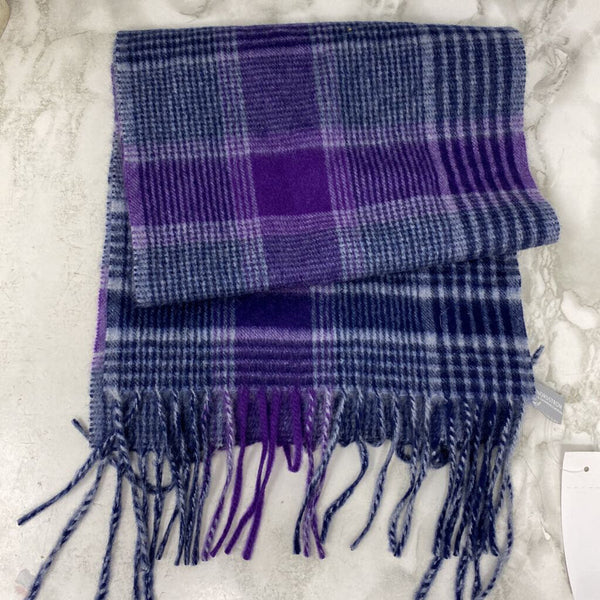 NORDSTROM WOMEN'S SCARF/SHAWL purple navy