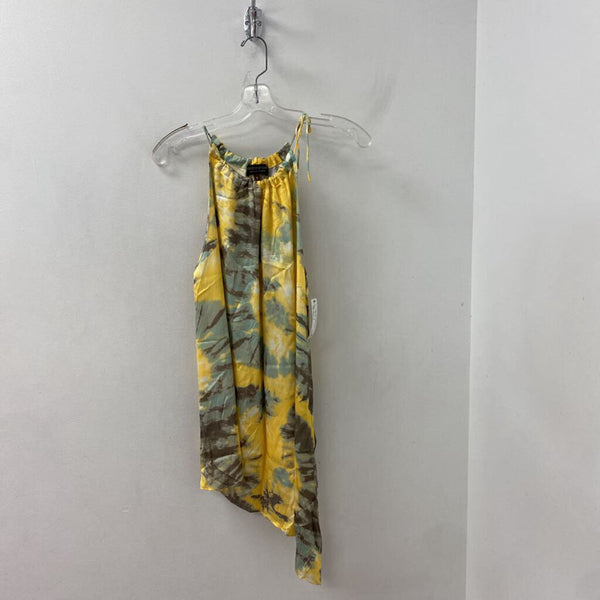 WOMEN'S TOP yellow green brown mix 8