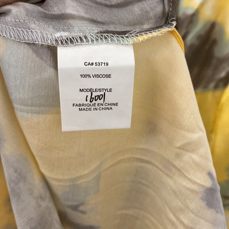 WOMEN'S TOP yellow green brown mix 8