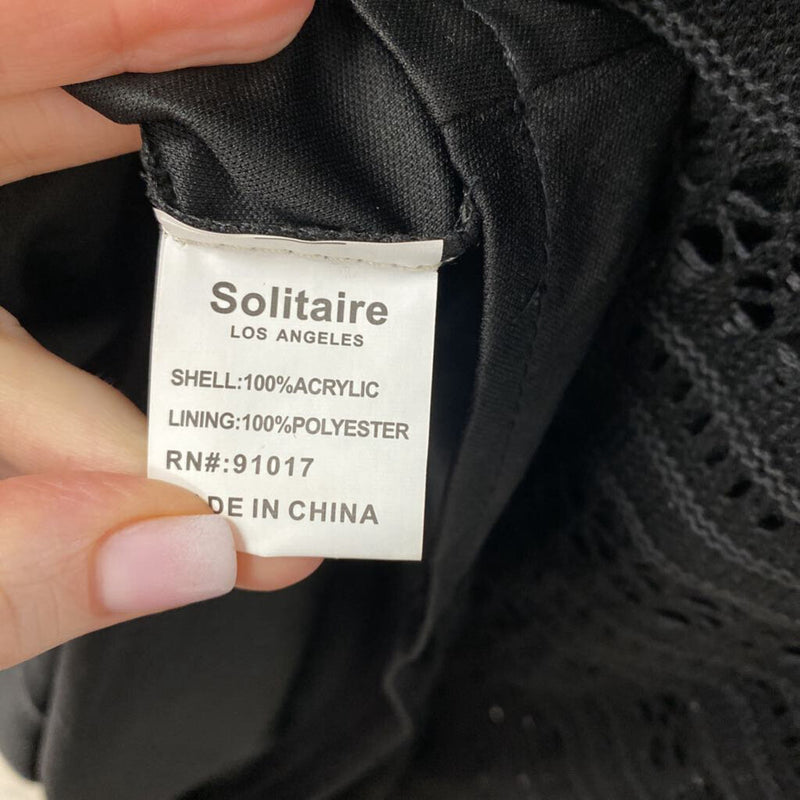 SOLITAIRE WOMEN'S DRESS black M