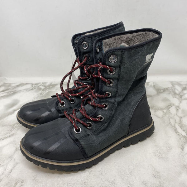 SOREL WOMEN'S BOOTS charcoal black mix 6.5
