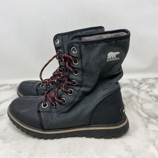 SOREL WOMEN'S BOOTS charcoal black mix 6.5