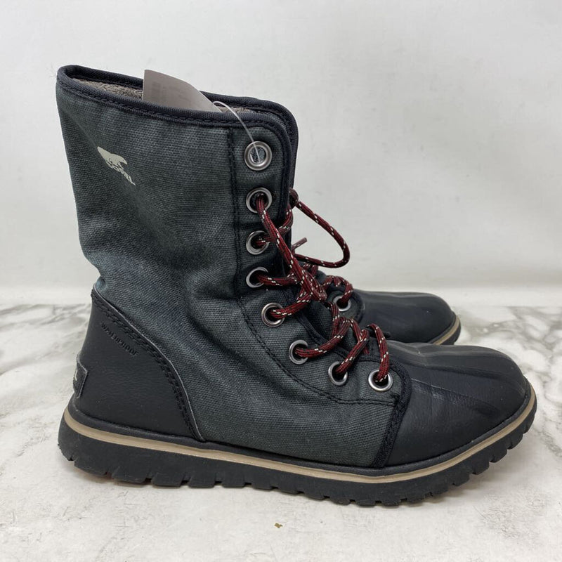 SOREL WOMEN'S BOOTS charcoal black mix 6.5
