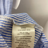 MELISSA NEPTON WOMEN'S DRESS blue white mix XS