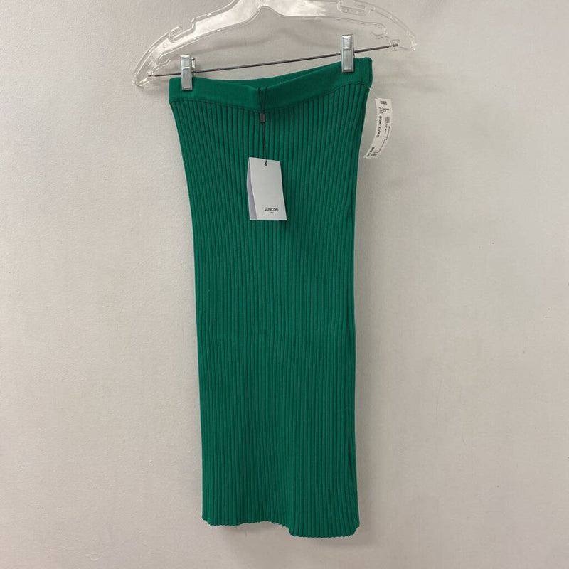 SUNCOO paris WOMEN'S SKIRT green 0/XS