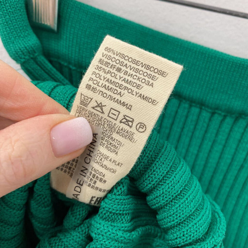 SUNCOO paris WOMEN'S SKIRT green 0/XS