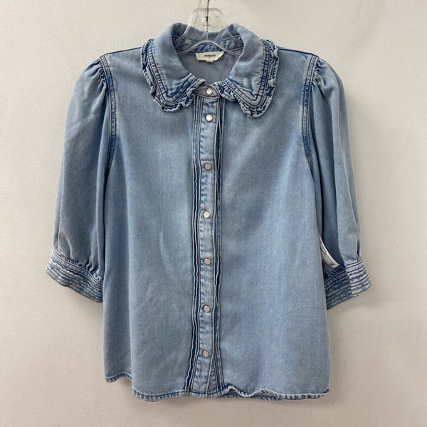 SUNCOO paris WOMEN'S TOP blue 0/XS