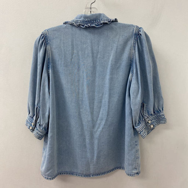 SUNCOO paris WOMEN'S TOP blue 0/XS
