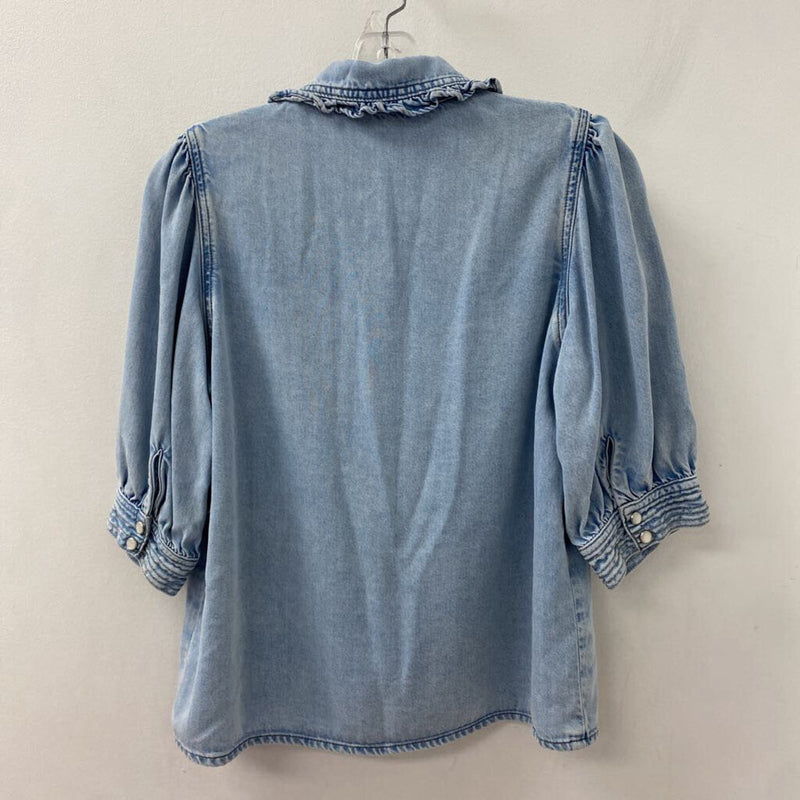 SUNCOO paris WOMEN'S TOP blue 0/XS