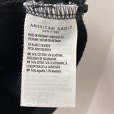 AMERICAN EAGLE WOMEN'S TOP black M
