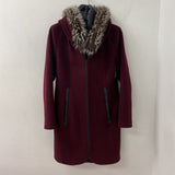 SOIA & KYO WOMEN'S COAT burgundy L