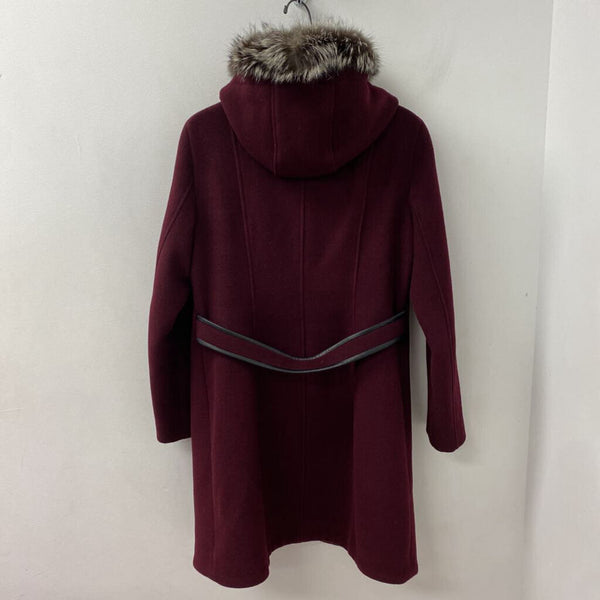 SOIA & KYO WOMEN'S COAT burgundy L