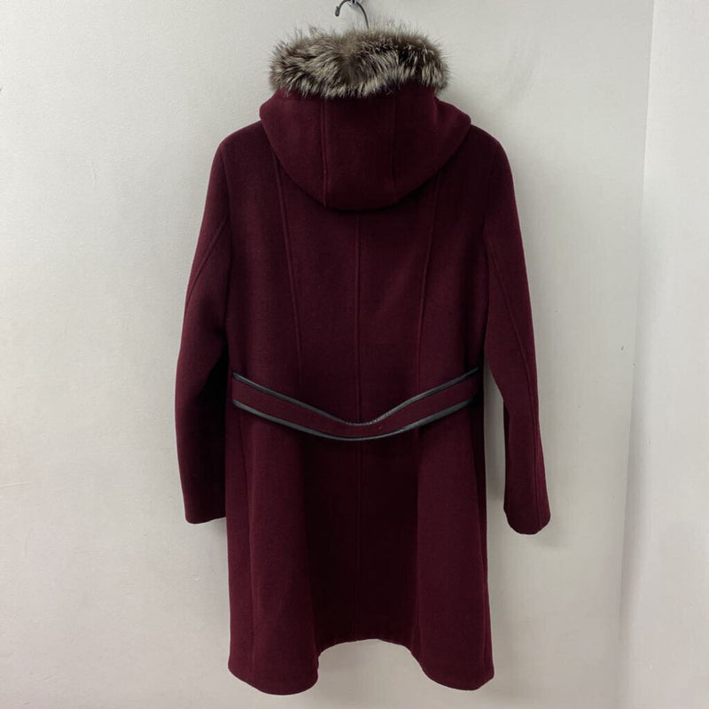 SOIA & KYO WOMEN'S COAT burgundy L