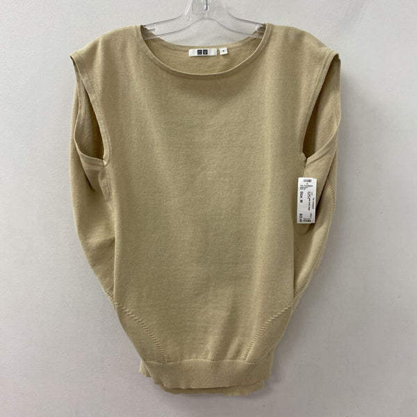 UNIQLO WOMEN'S TOP beige M
