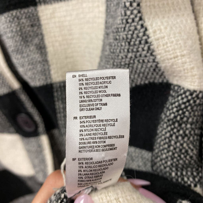 THURSDAYS WOMEN'S BLAZER/JACKET black white mix M