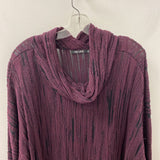 NIC+ZOE WOMEN'S PLUS TOP plum black mix 1X
