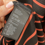 H&M WOMEN'S DRESS brick black mix L