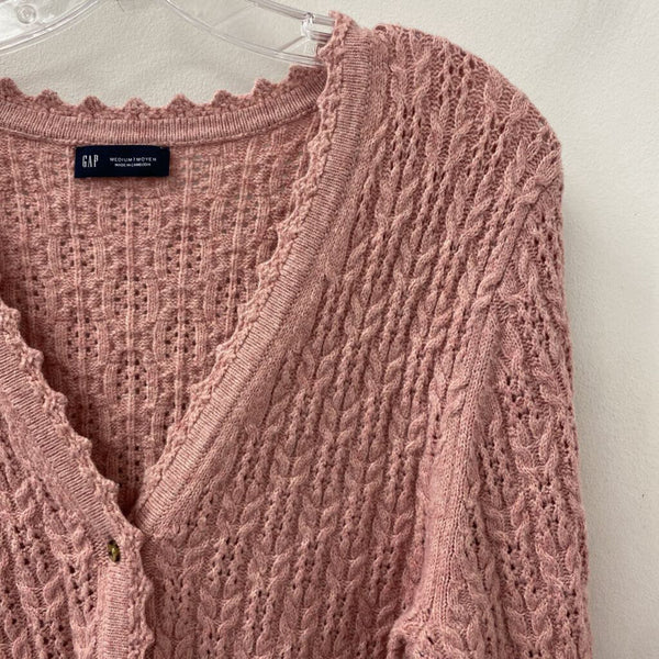 GAP WOMEN'S CARDIGAN pink M