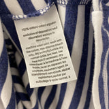 TOMMY HILFIGER WOMEN'S T-SHIRT blue white mix L
