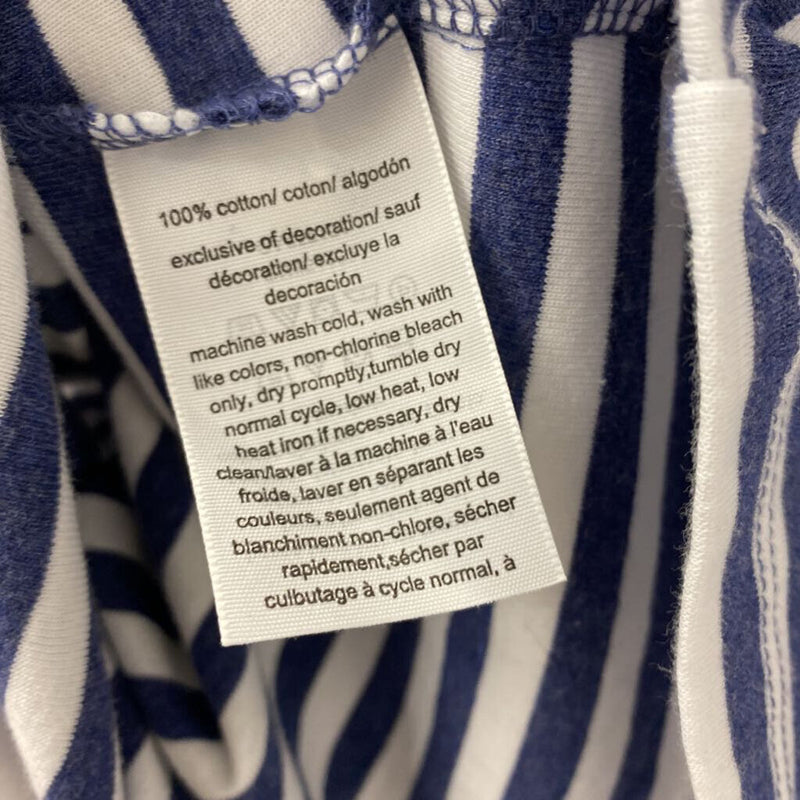 TOMMY HILFIGER WOMEN'S T-SHIRT blue white mix L