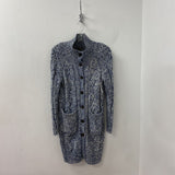 POINT SUR WOMEN'S CARDIGAN blue white mix XS