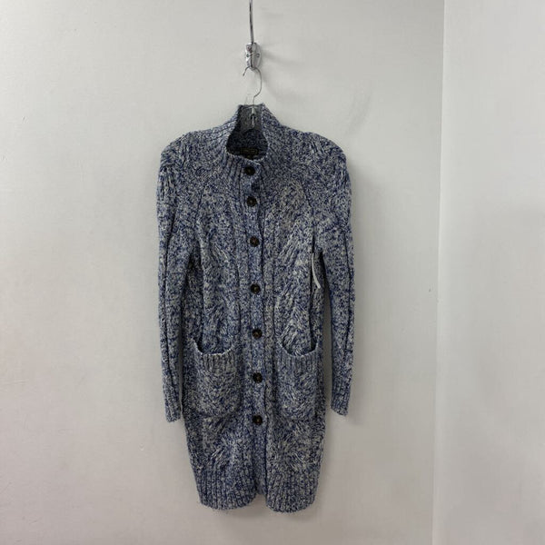 POINT SUR WOMEN'S CARDIGAN blue white mix XS