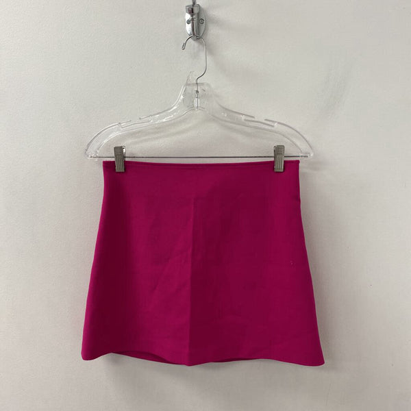 ZARA WOMEN'S SKIRT fuchsia XS
