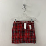 MANGO/MNG WOMEN'S SKIRT red navy mix XS