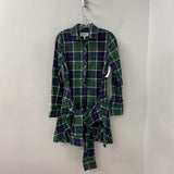 WOMEN'S DRESS green navy mix 4