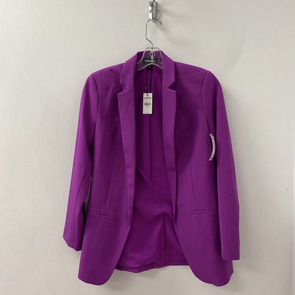 EXPRESS WOMEN'S BLAZER/JACKET purple XS