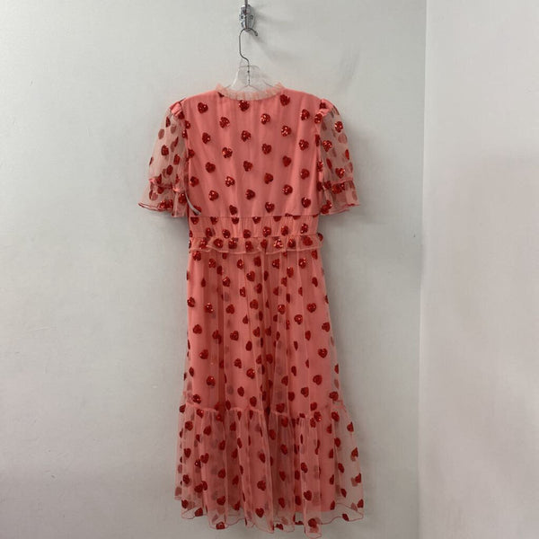 Rachel Parcell WOMEN'S DRESS pink red mix XS
