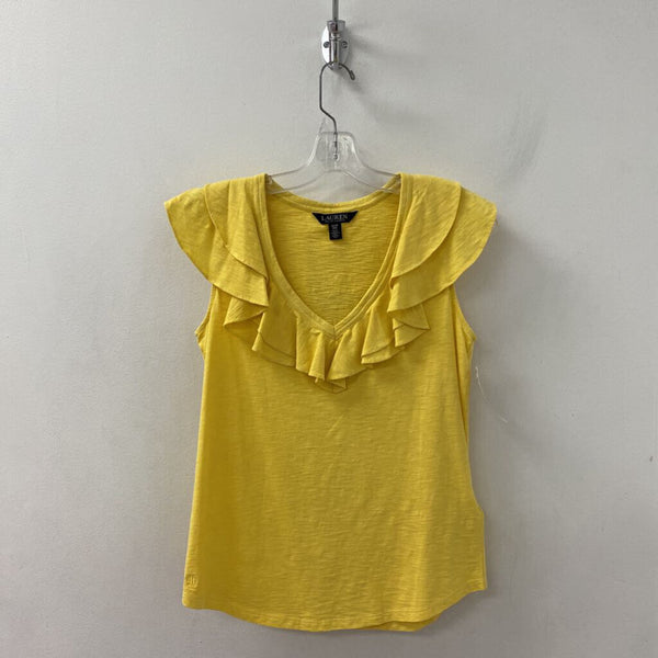 LAUREN ralph lauren WOMEN'S TOP yellow XS