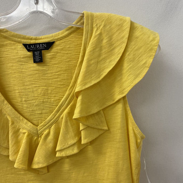 LAUREN ralph lauren WOMEN'S TOP yellow XS