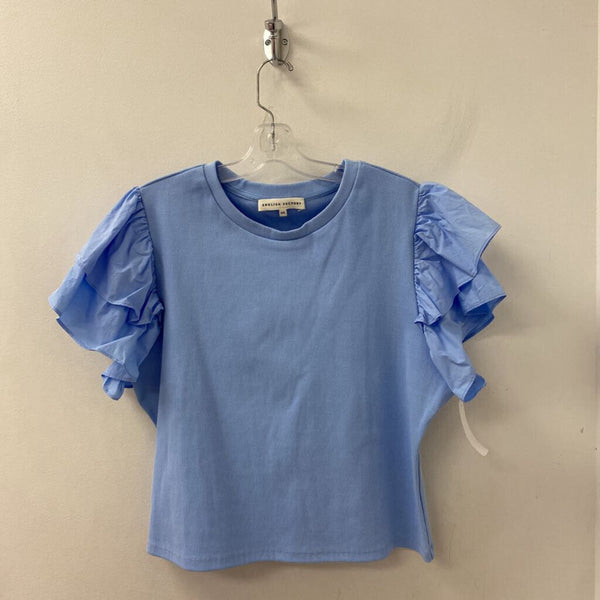 WOMEN'S PLUS TOP blue XXL