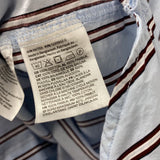 H&M WOMEN'S BLOUSE/SHIRT blue brown mix M