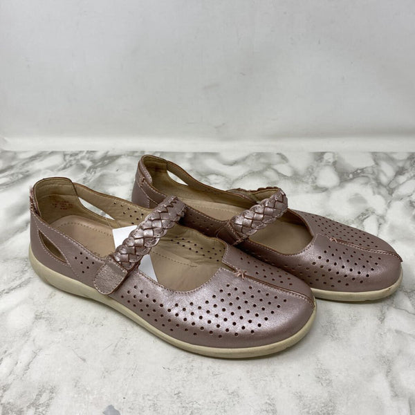 HOTTER WOMEN'S FLATS pink pearlized 10