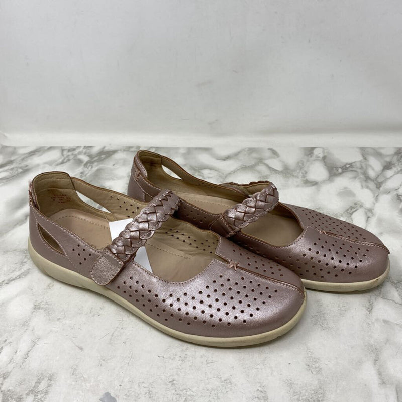 HOTTER WOMEN'S FLATS pink pearlized 10