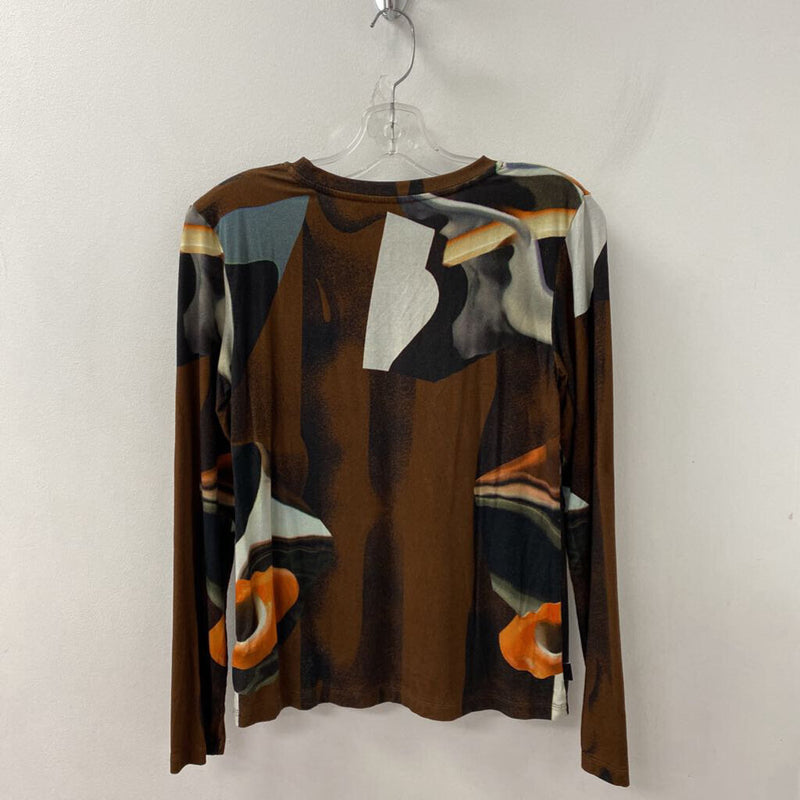 DESIGUAL WOMEN'S TOP brown mutli mix L