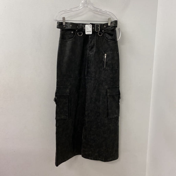 FREE PEOPLE WOMEN'S SKIRT black 6