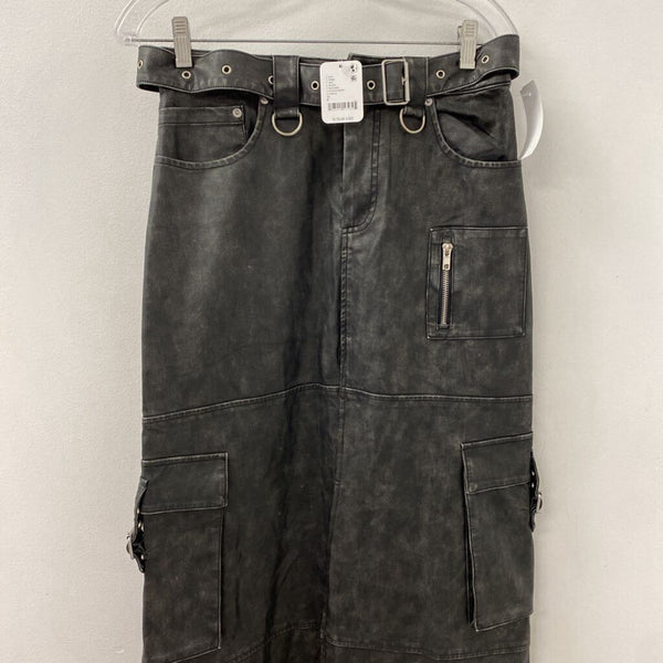 FREE PEOPLE WOMEN'S SKIRT black 6