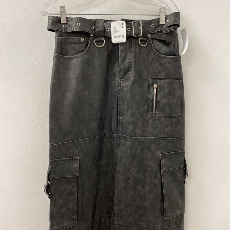 FREE PEOPLE WOMEN'S SKIRT black 6