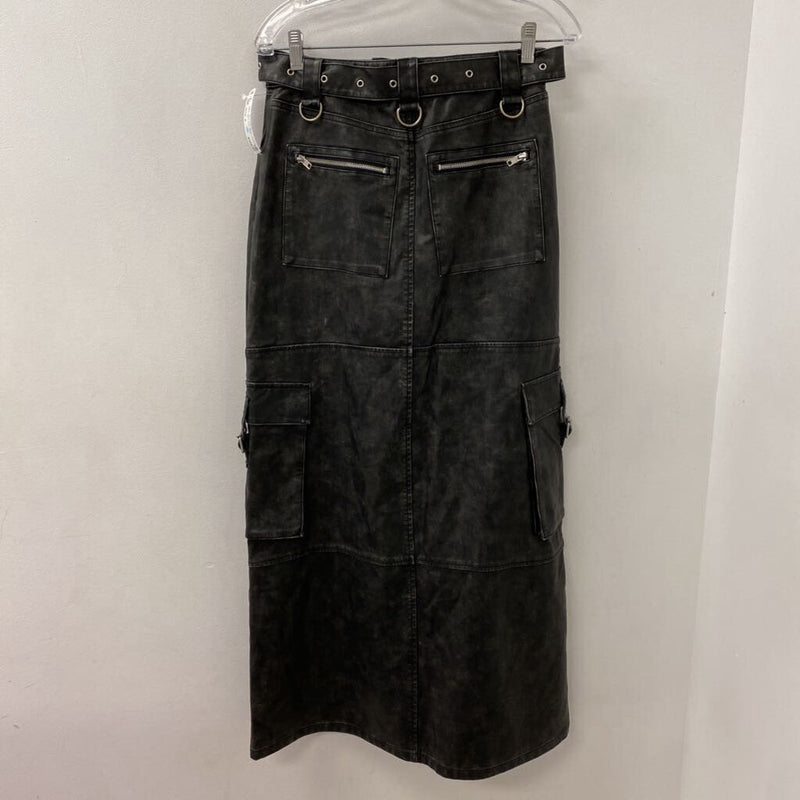 FREE PEOPLE WOMEN'S SKIRT black 6