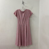 ANN TAYLOR WOMEN'S DRESS white red floral 12P