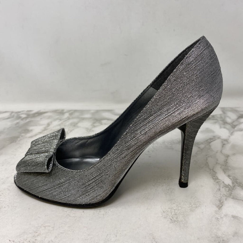 STUART WEITZMAN WOMEN'S HEELS silver 9.5