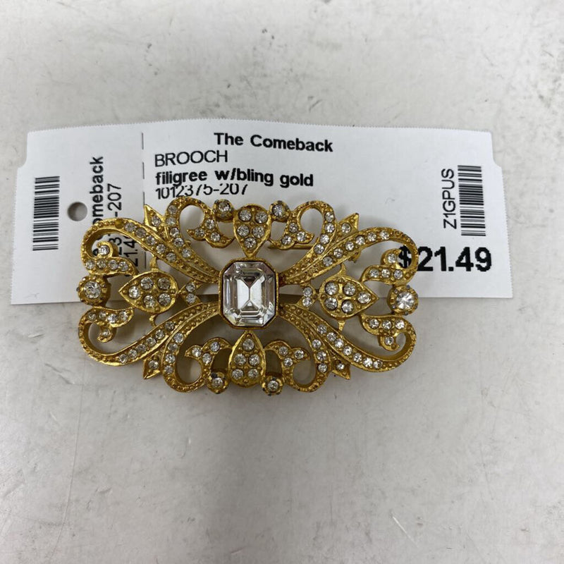 WOMEN'S BROOCH gold