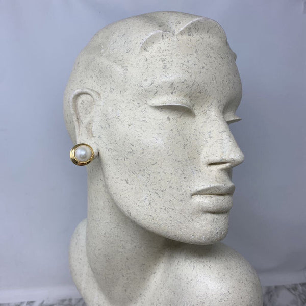 WOMEN'S EARRINGS gold pearl
