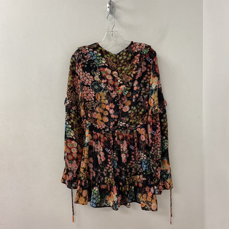 TED BAKER WOMEN'S DRESS black multi mix S/1