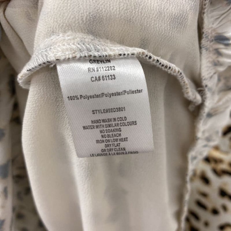 GREYLIN WOMEN'S DRESS white brown mix M