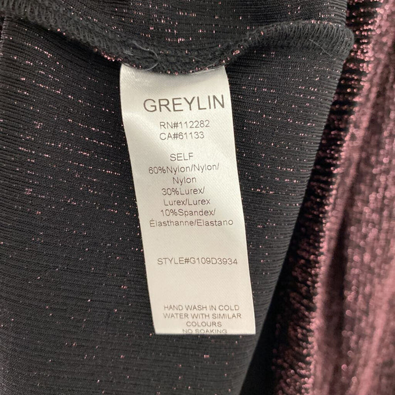 GREYLIN WOMEN'S DRESS black pink mix S