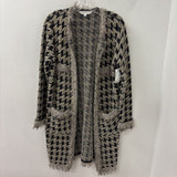 DAVI&DANI WOMEN'S CARDIGAN black taupe mix S